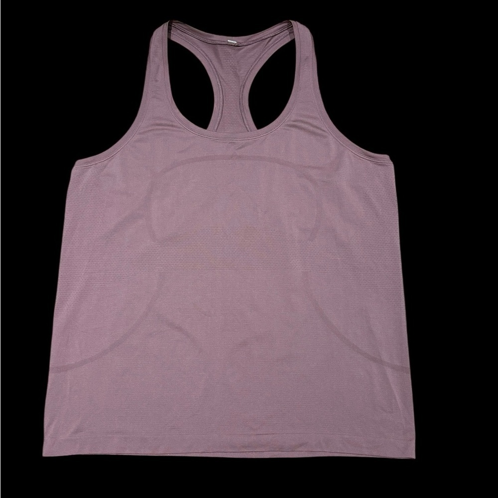 Lululemon Sz 18 Swiftly Racerback Tank Top Pink Athletic Gym Running Plus Size
